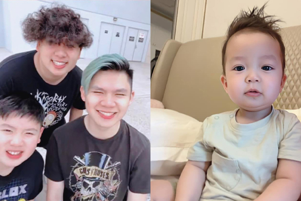 Bằng Kiều gây sốt khi 'trình làng' cả 4 cậu con trai