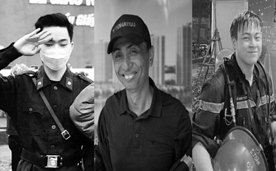 3 chiến sĩ chữa cháy hy sinh: Tiếc thương những người con dũng cảm