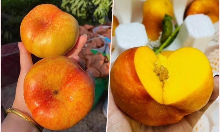 Đào ngon nhất thế giới bán đầy chợ mạng