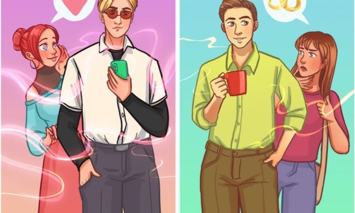 Phụ nữ yêu chậm hơn nam giới, đàn ông đổi mùi sau khi lấy vợ