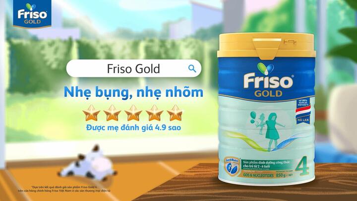 Friso tiên phong công nghệ xử lý nhiệt một lần, bảo toàn đạm mềm nhỏ tự nhiên