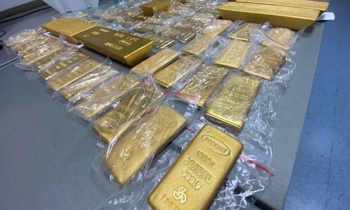Nga phá vụ buôn lậu vàng trị giá gần 13 triệu USD