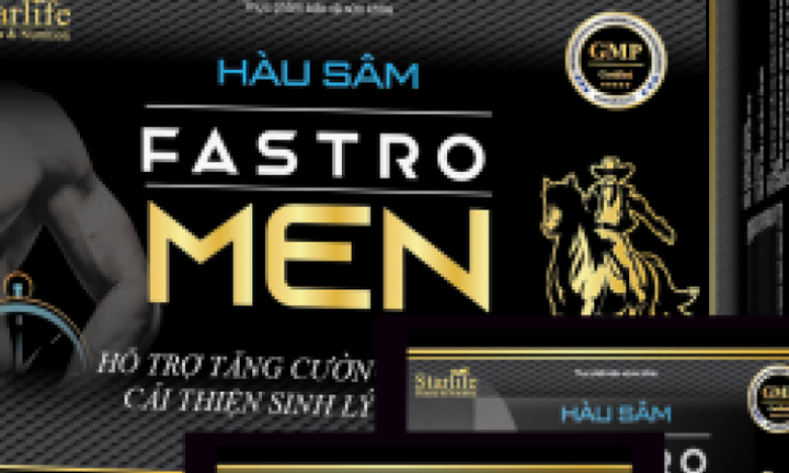 Thực phẩm hỗ trợ tăng cường sinh lý nam Hàu sâm Fastro MEN chứa chất cấm