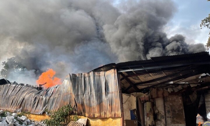 Cháy kho xưởng 600m2 đang bị đình chỉ hoạt động vì vi phạm phòng cháy chữa cháy