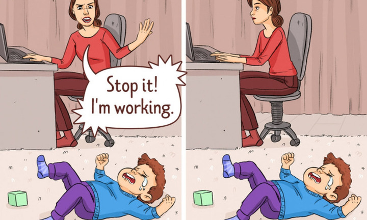 7 mẹo hay cho cha mẹ khi con trẻ nổi khùng