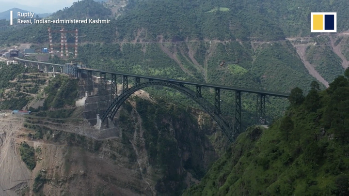 Video: Cầu đường sắt một vòm cao nhất thế giới 