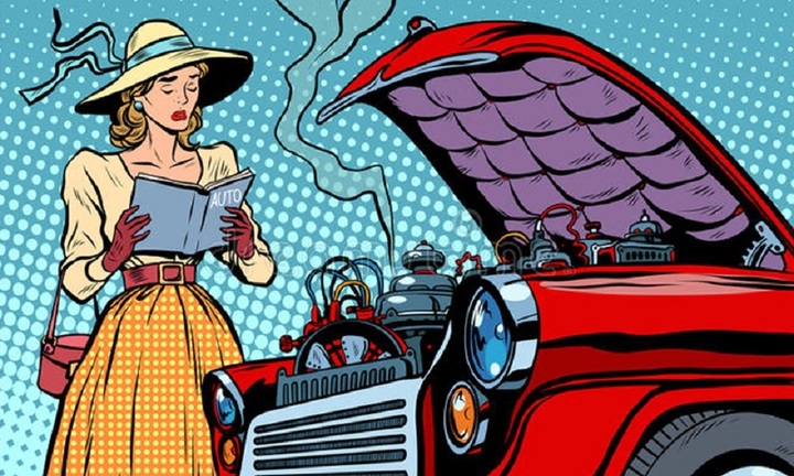 Khi quý bà lái ô tô, xe tải đứng im cũng gây tai nạn thảm khốc