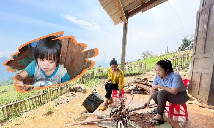 Sau ngày khai giảng, cô giáo nhóm lửa, nấu mì Quảng ‘đãi’ học trò vùng cao