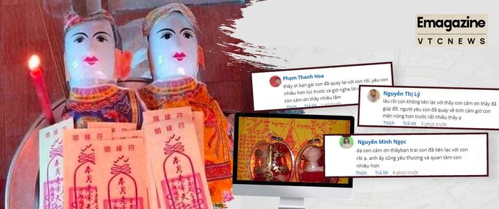 Mờ ảo 'bùa yêu': Thầy bùa ‘làm phép’ online