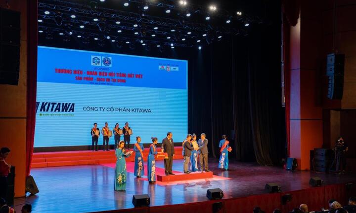 Kitawa đạt giải thưởng 'Top 100 thương hiệu nổi tiếng hàng đầu Việt Nam'