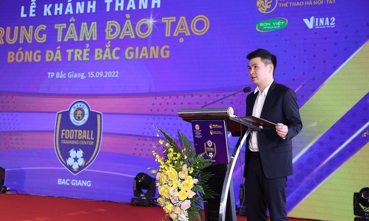 Hà Nội FC khánh thành trung tâm đào tạo cầu thủ trẻ ở Bắc Giang