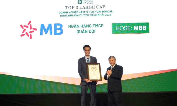 MBB lọt top 3 doanh nghiệp được nhà đầu tư yêu thích nhất
