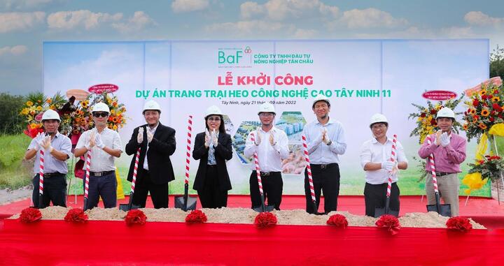 BaF khởi công 4 trại heo công nghệ cao ở Tây Ninh