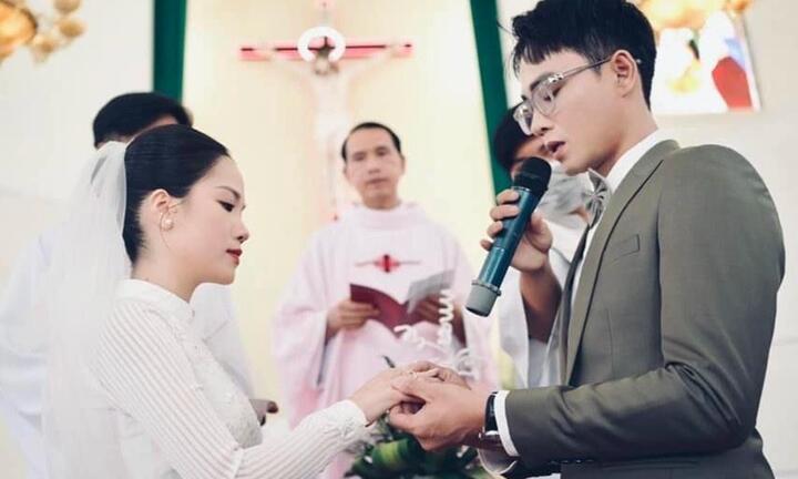 Hình ảnh lễ cưới của diễn viên Anh Tú