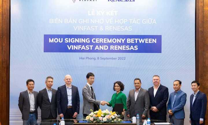 VinFast và Renesas hợp tác phát triển công nghệ ô tô điện