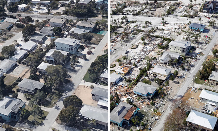 Ảnh: Florida tan hoang trước siêu bão Ian