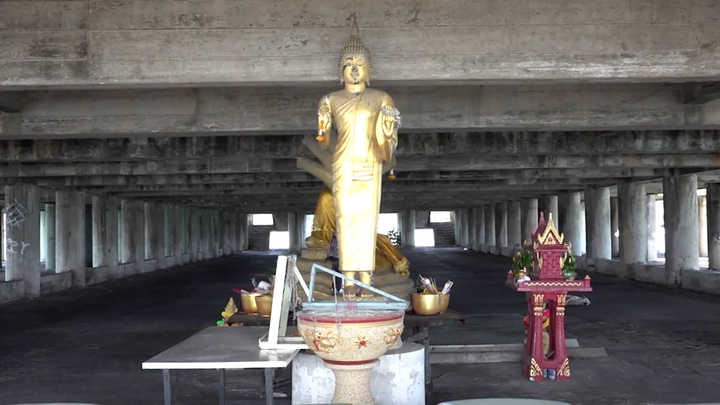 Video: Cận cảnh ngôi chùa trên biển bị bỏ hoang 50 năm ở Thái Lan