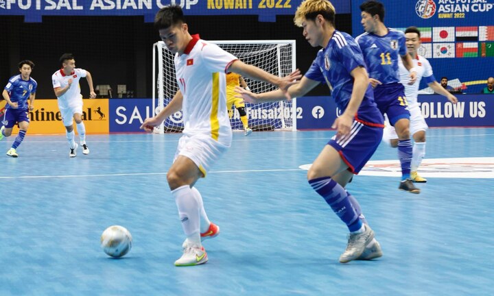 Trực tiếp bóng đá tuyển Việt Nam 0-2 Nhật Bản Futsal châu Á 2022 