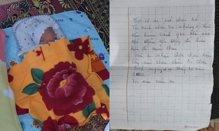 Bé gái 6 ngày tuổi bị bỏ rơi bên lề đường