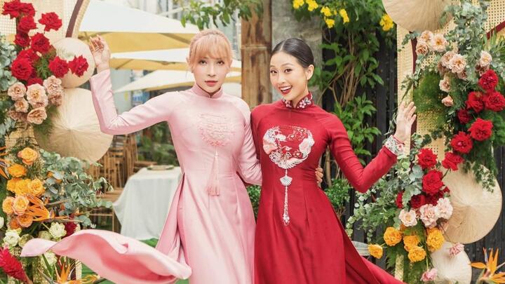 Khả Như rạng rỡ khi làm phù dâu trong lễ vu quy của MC Liêu Hà Trinh