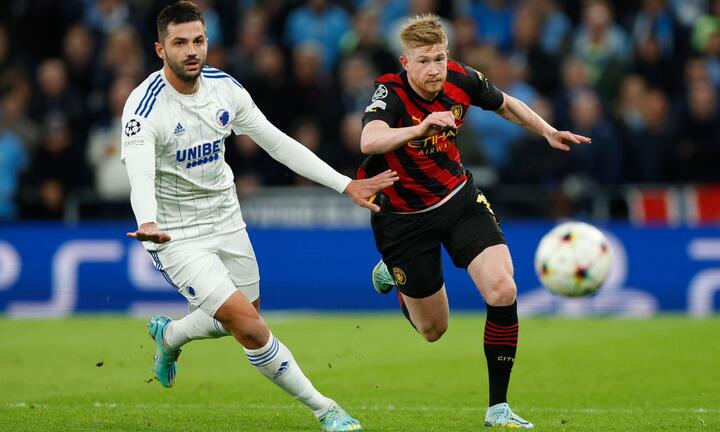 Trực tiếp bóng đá Copenhagen 0-0 Man City vòng bảng cúp C1