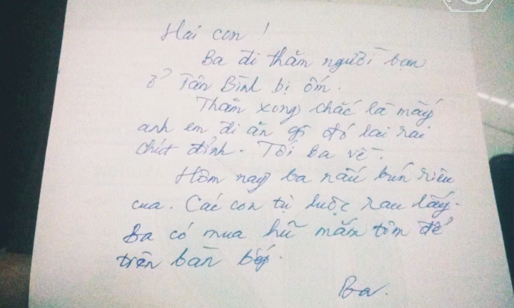 Những lá thư tay bố chồng viết cho hai con khiến dân mạng xuýt xoa muốn học theo
