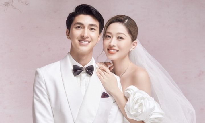 Ảnh cưới đẹp như tranh Hàn Quốc của Á hậu Phương Nga và diễn viên Bình An