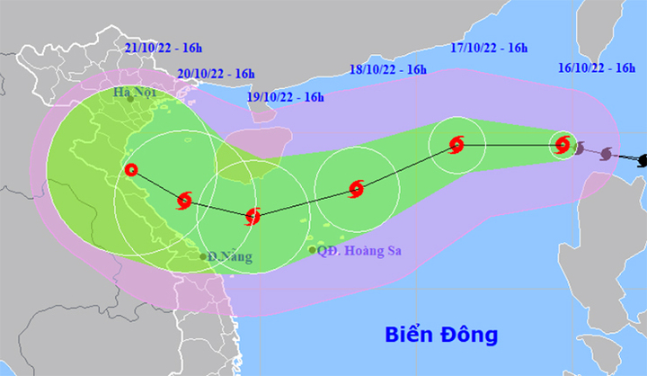 Bão Nesat giật cấp 13 đổ bộ Biển Đông, dự báo mạnh thêm