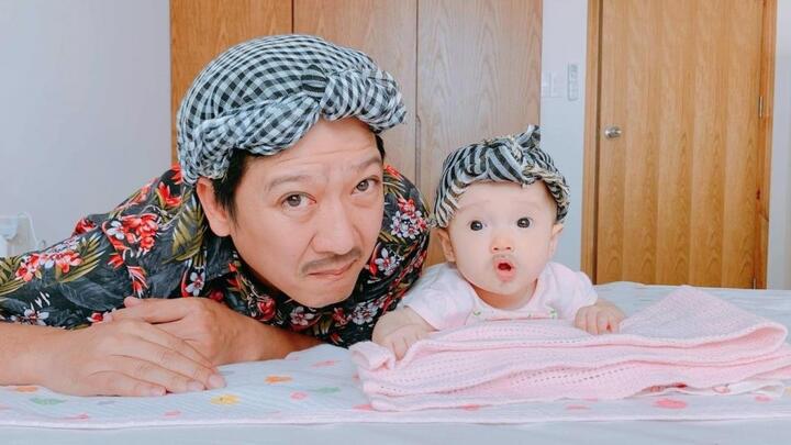 Nhã Phương công bố loạt khoảnh khắc đáng yêu của Trường Giang và ái nữ ngày nhỏ