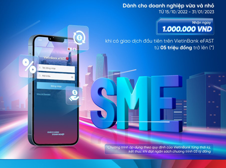 Mở eFAST ngay, tiền triệu về tay