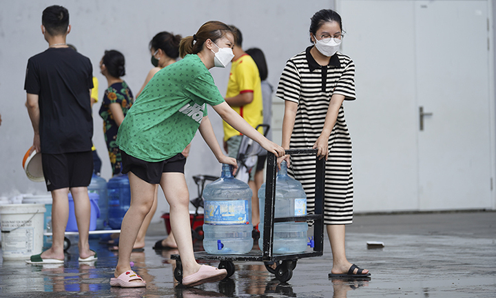 Cuối tuần này, nhiều nơi ở Hà Nội bị cắt nước sạch