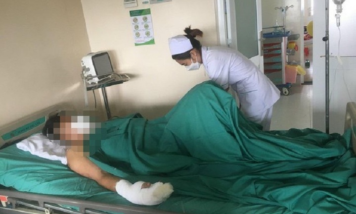 Dây diều cứa cổ người đàn ông khi chạy xe trên đường ở TP.HCM