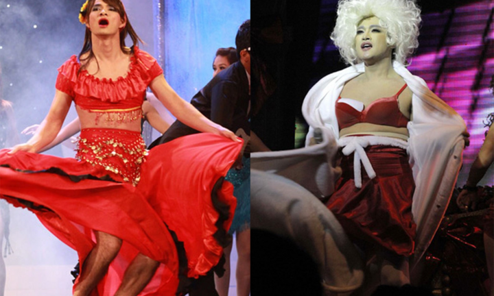 Những lần giả gái ‘thảm họa’ khiến khán giả ngã ngửa của sao nam Vbiz