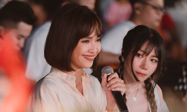 Ái Phương khiến nhạc sĩ Quốc Trung xúc động với 'Đến giờ cơm'