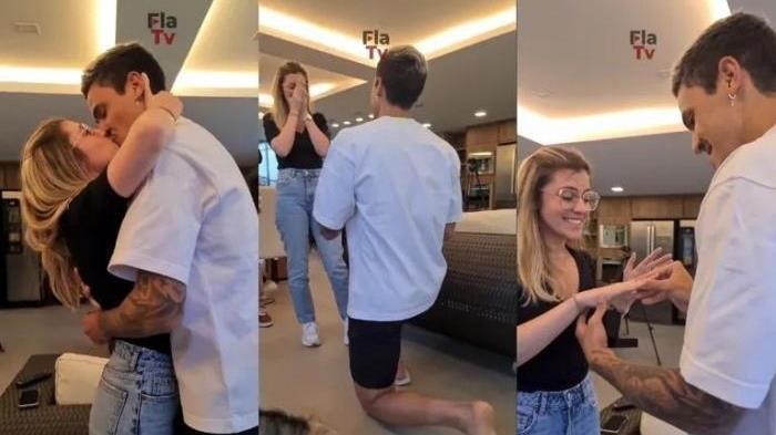 Nghe tin được dự World Cup, ngôi sao ĐT Brazil lập tức quỳ gối cầu hôn bạn gái