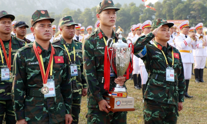 Đoàn bắn súng QĐND Việt Nam giành vị trí nhất toàn đoàn tại AARM 30