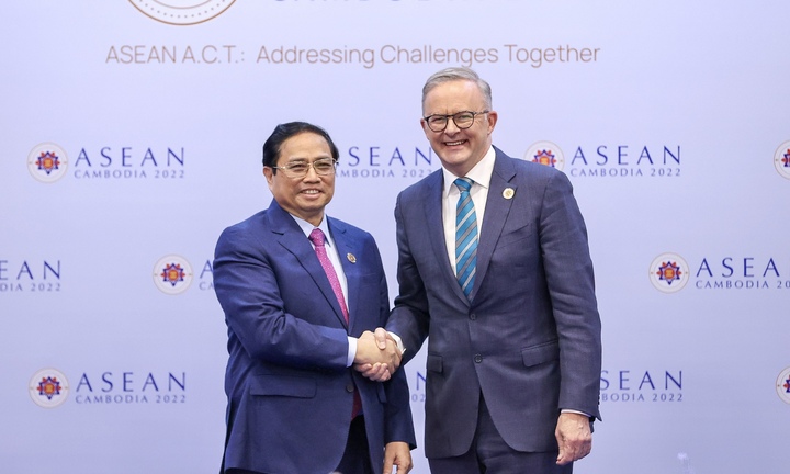 Thủ tướng Phạm Minh Chính gặp Thủ tướng Australia Anthony Albanese