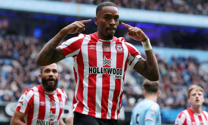 Trực tiếp bóng đá Man City 1-2 Brentford: Toney lập cú đúp