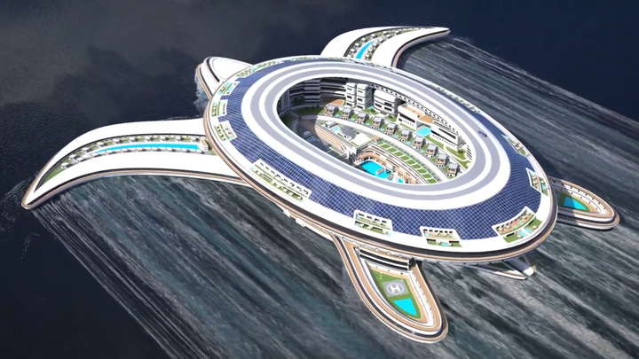 Dự án 'thành phố nổi' 8 tỷ USD chứa 60.000 người ở Italy