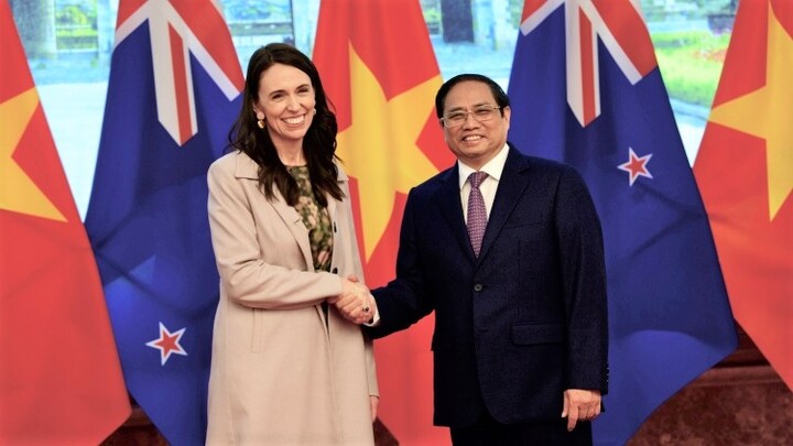 Việt Nam và New Zealand nhất trí đưa kim ngạch hai chiều đạt 2 tỷ USD vào 2024