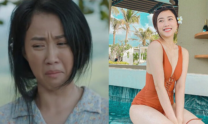 Vẻ gợi cảm khác hẳn trên phim của nữ chính khờ khạo trong 'Mẹ rơm'