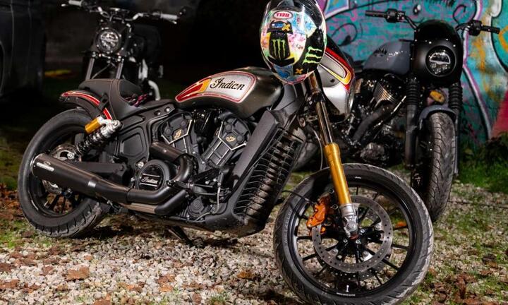 Chiêm ngưỡng Indian Scout Rogue với phiên bản custom bởi Hardnine Choppers