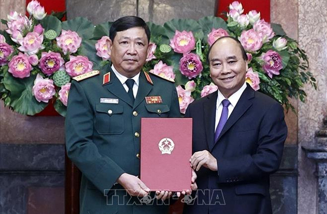 Thăng quân hàm Thượng tướng cho Phó Tổng Tham mưu trưởng QĐND Việt Nam
