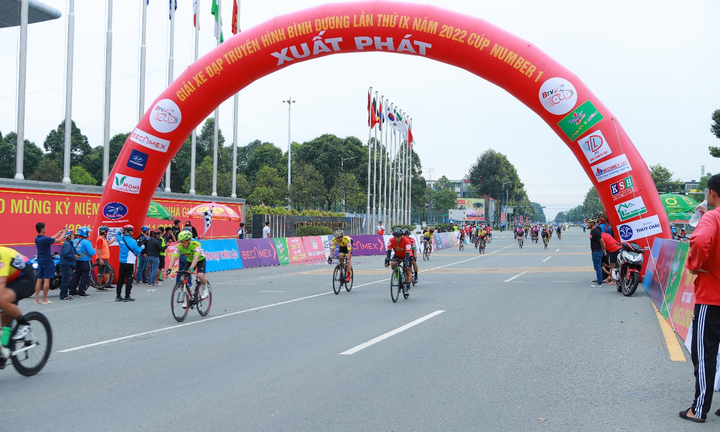 Tân Hiệp Phát đồng hành giải xe đạp Truyền hình Bình Dương lần thứ IX năm 2022