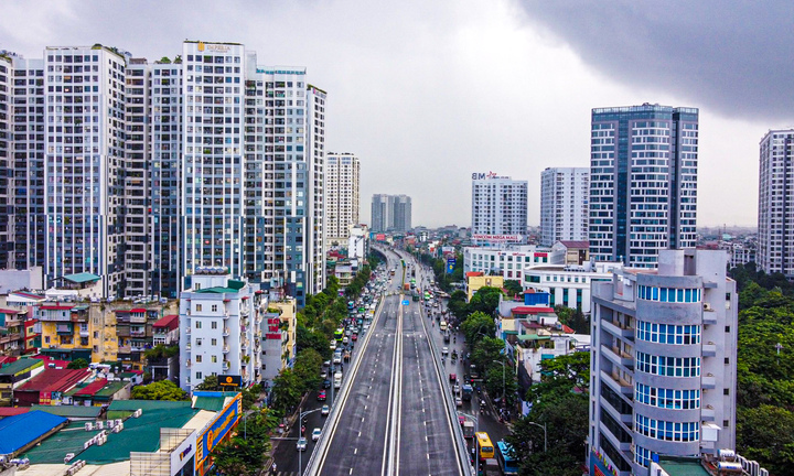 Diện mạo cầu cạn 10.000 tỷ đồng đi qua 4 quận Hà Nội trước ngày thông xe