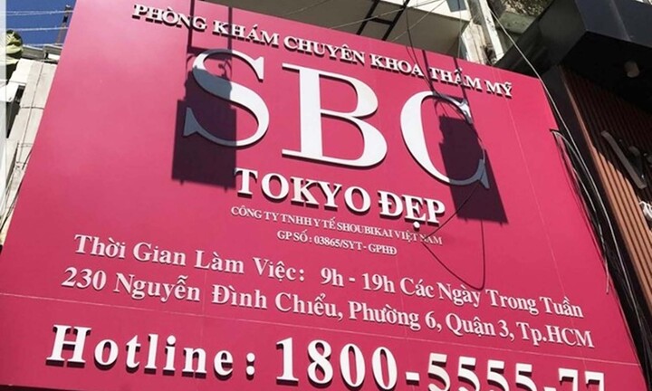 TP.HCM: Thẩm mỹ SBC bị tước giấy phép hoạt động 3 tháng, phạt 47 triệu đồng