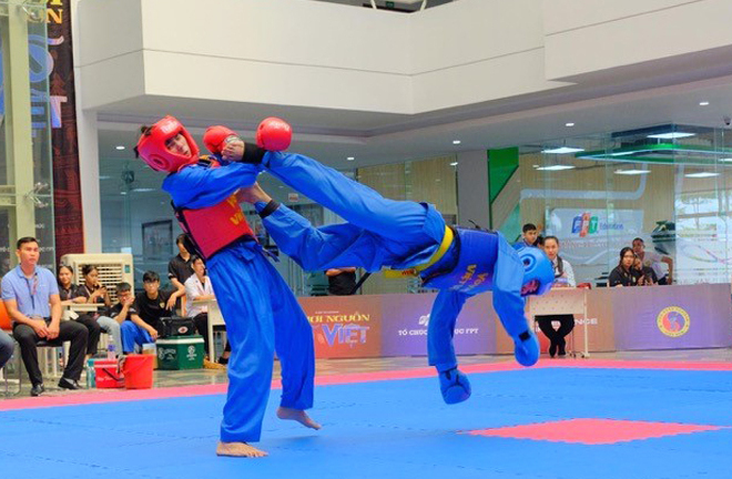 333 môn sinh Vovinam tranh tài tại đất võ Bình Định