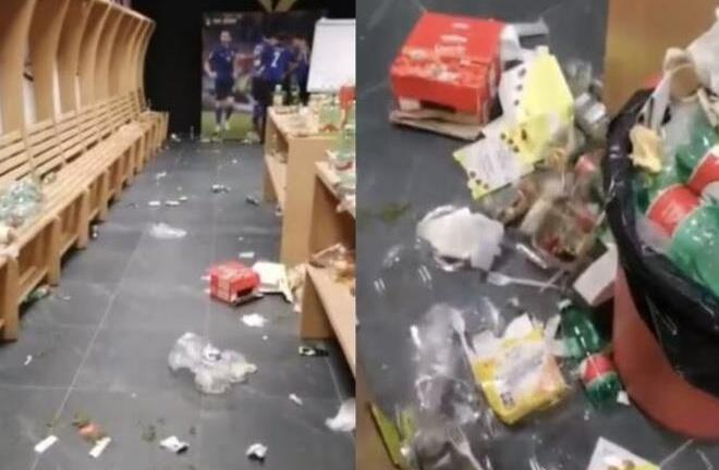 Sự thật tấm hình tuyển Nhật Bản không dọn phòng sau trận thua Costa Rica