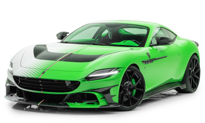 Cận cảnh Ferrari Roma Mansory Tempesta Verde 
