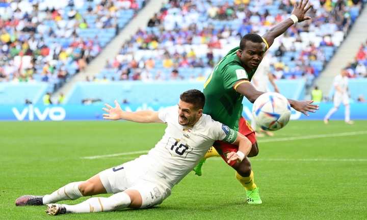 Kết quả bóng đá Cameroon 3-3 Serbia: Kịch bản khó tin